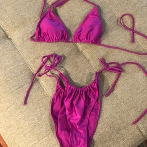 South Beach Purple Swimsuit